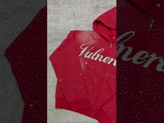 2025 Новый на заказ роскошный резиновый сверхразмерный мешок с коробкой Zip Up Hoodies Винтажный Омытый солнцем Светлый Стри