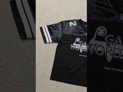 Настройка с экрана с рифмовым логотипом Американский ретро футбол футболки мужской высокое качество сетки коробки кроп