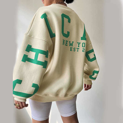 Купить Y2k Письмо на экране печать на заказ Hoodies Sweatshirt устойчивый урожай верхний для женщин online manufacture