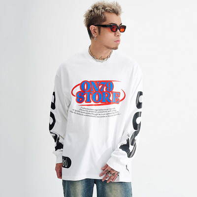 Купить 100 процентов хлопка футболки с длинными рукавами 230 гг. online manufacture