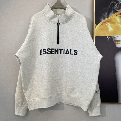 Купить Мужчины сверхразмерный цип с капюшоном Solid Casual Unisex Cotton Drop Shoulder Sweatshirt online manufacture