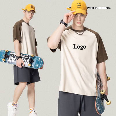 Купить Custom Logo Printed Mixed Color Ringer Tshirts for Unisex Casual Streetwear Мода на улице online manufacture